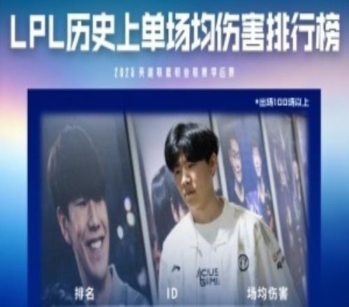 傷害大王！LPL歷史上單位場(chǎng)均傷害排行榜中：TheShy位列第一！