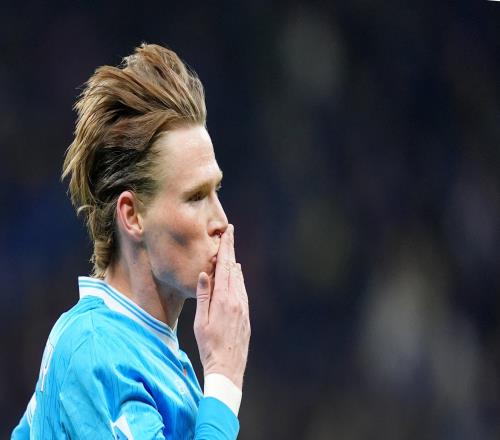 4场4球,国米是麦克托米奈职业生涯取得进球最多的对手