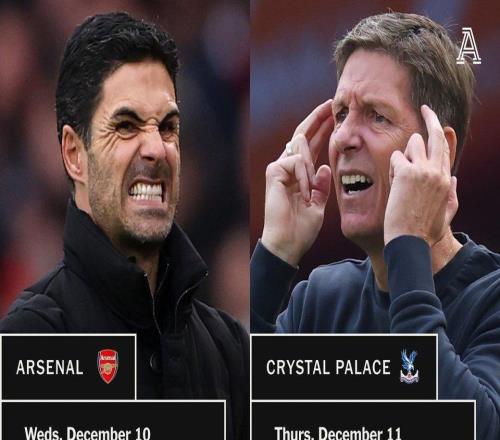 阿森纳英联杯晋级后可能要7天3赛,水晶宫恐面临8天4赛