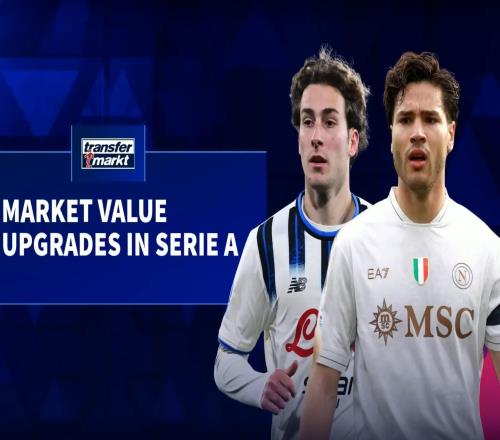 意甲涨幅榜:韦尔加拉上涨1250万第1,皮奥和马伦上涨1000万