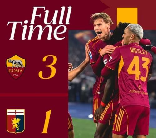 意甲第17輪結(jié)束了所有比賽，最新積分榜如下！