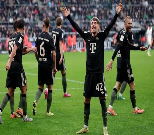 拜仁连续19场德甲主场进球2+,上一次没做到正是对阵勒沃库森