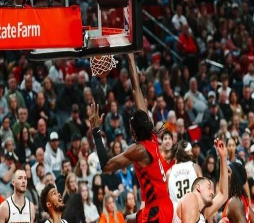 NBA开拓者109107逆转掘金,格兰特罚球绝杀,杨瀚森未出战