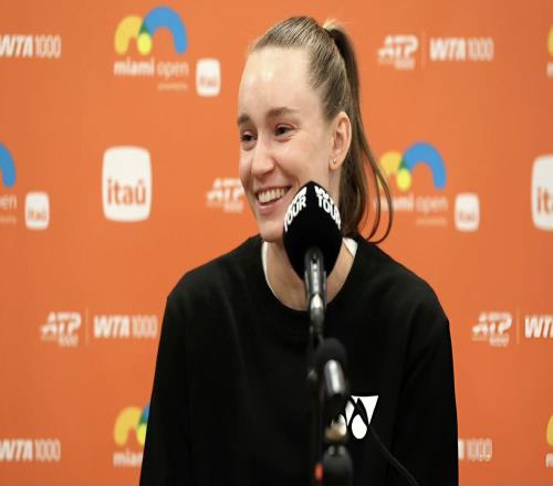 莱巴金娜迈阿密专访：享受阳光与美食，期待在这片福地更进一步