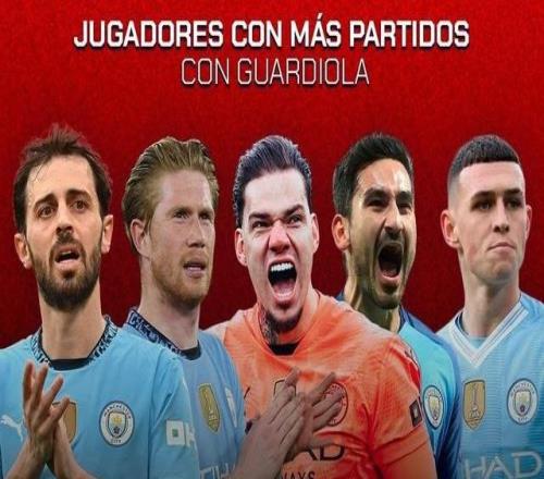 瓜帥麾下球員出場榜：B席421場居首，德布勞內381場次席