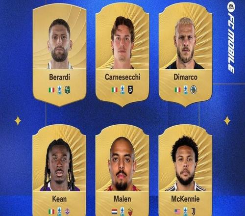 意甲2月最佳球员候选:迪马尔科、马伦、麦肯尼入围