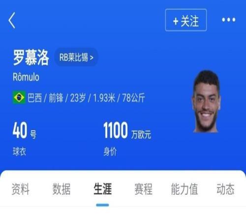 太騷了！羅慕洛腳后跟破門，作為舍什科替代者2500萬(wàn)歐加盟萊比錫