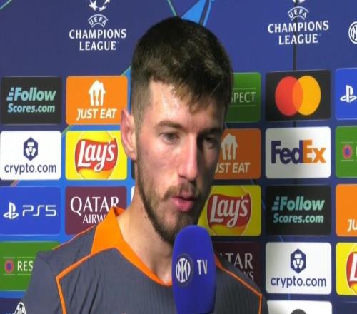 苏契奇:我们是国米我们不找借口,次回合要保持冷静逆转比赛