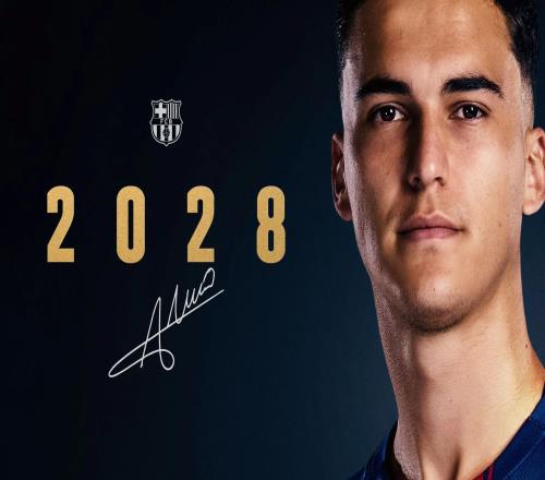 官方:巴萨与科尔特斯续约至2028年,外加1年的续约选项