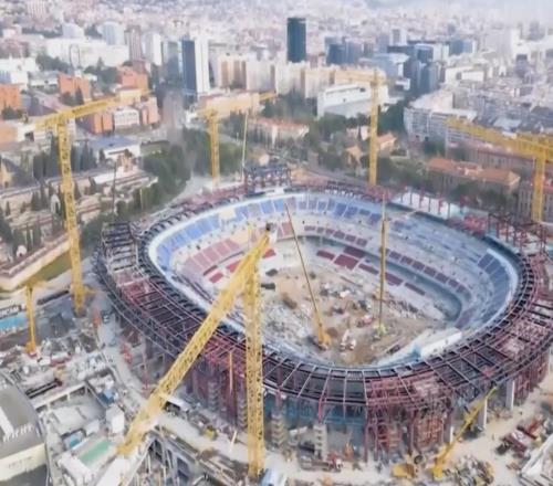 世體：諾坎普球場修建工作2028年才能完全結(jié)束
