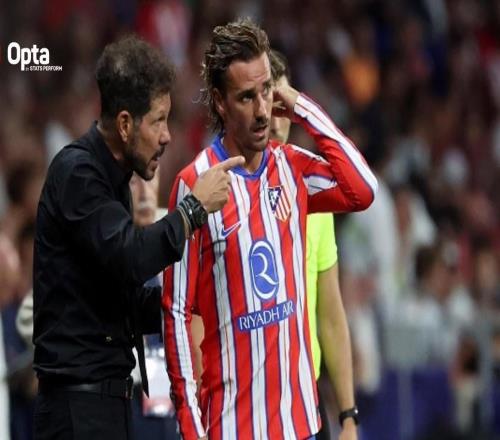 28秒,格列兹曼创造西甲近10年最快替补出场进球纪录