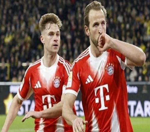 凯恩复刻20年神迹!梅开二度助拜仁客胜多特,德甲争冠悬念渐消