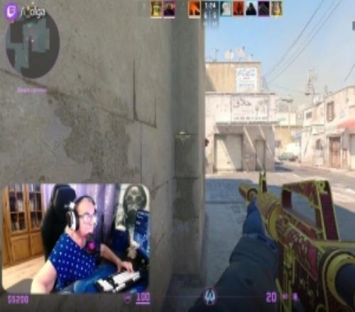 俄羅斯77歲奶奶被提名年度最佳時刻！CS2一打五反殺名場麵