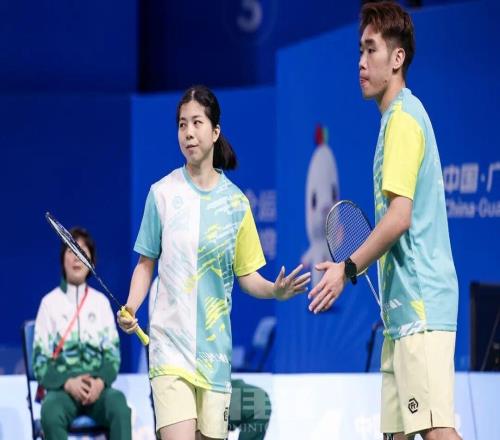 全运会同心逐梦羽毛球赛场,港澳球员打好东道主每一球