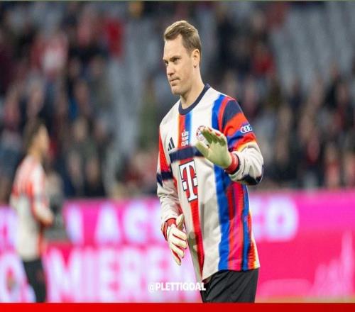 德天空:诺伊尔肯定将缺席欧冠客战亚特兰大和德甲战勒沃库森