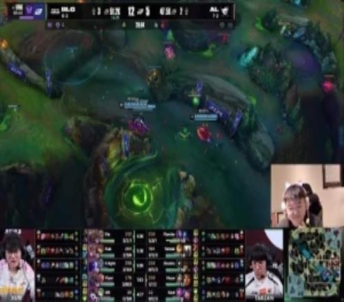 Uzi看XUN趙信衝鋒收獲三殺擊潰AL：砍光了啊