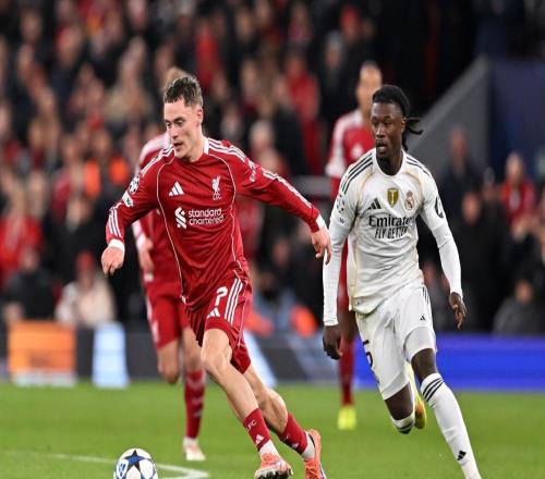 欧冠利物浦10送皇马欧冠首败,麦卡利斯特一击制胜,萨拉赫低迷