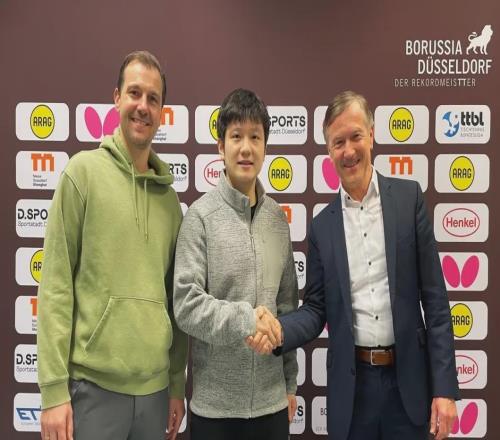 樊振東，繼續在德甲打球