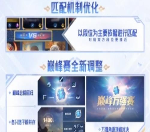 王者榮耀S42新賽季官宣1月8日上線，將以段位為主要依據(jù)進(jìn)行匹配