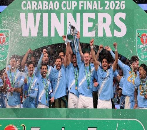 曼城在新温布利作为中立场赢下15场,打破切尔西纪录