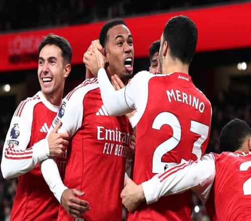 41大胜!阿尔特塔击败埃梅里,英超领头羊狂飙:豪取6连胜