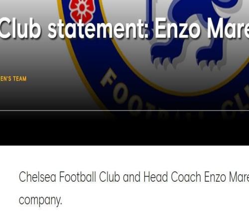 切尔西官方:马雷斯卡下课!