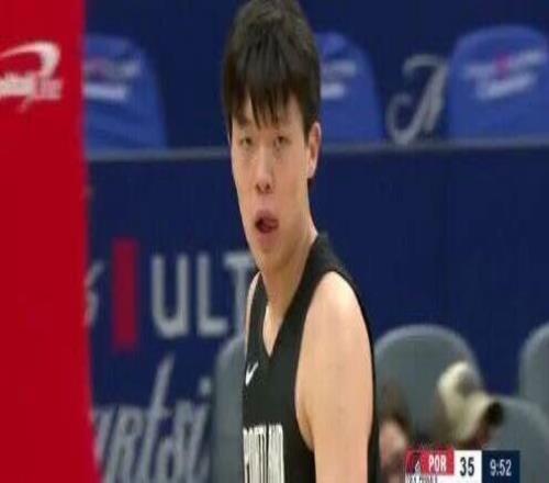 杨瀚森6+5,正负值全队最高!可惜开拓者输了...