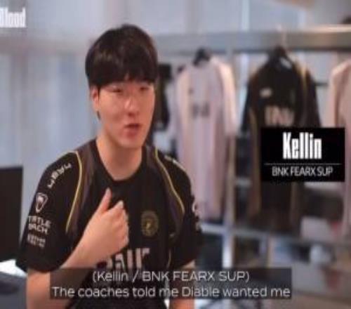 Kellin：新人們通常會緊張但我從來沒見過像Diable一樣的打得很激進
