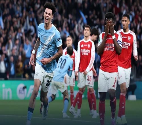 联赛杯曼城2比0阿森纳夺冠,4分钟击溃榜首队,主帅博弈瓜帅完胜