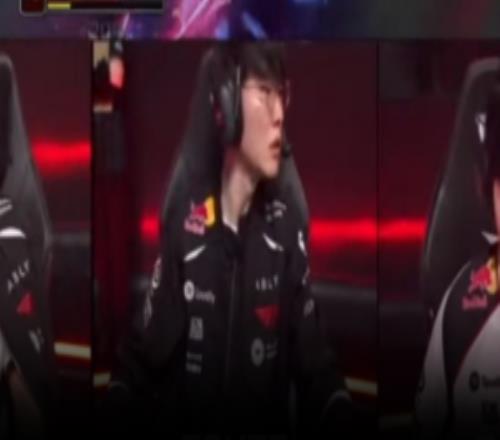 五排的好處Faker在DNS夢魘關燈後直接扭頭看隊友屏幕來獲取信息