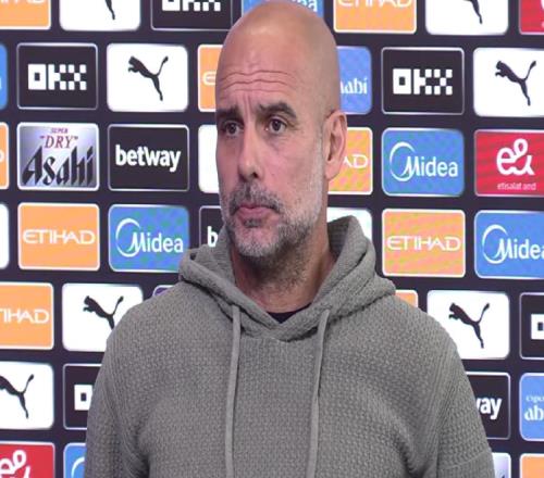 瓜迪奥拉:胡桑诺夫明天可上场踢几分钟罗德里还没完全恢复