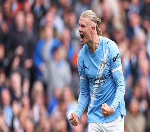 自帶10，哈蘭德本賽季英超10次首開記錄，其他球員沒超過5次