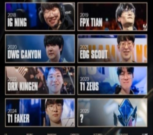 LOL賽事官方提問：誰將贏得2025全球總決賽FMVP