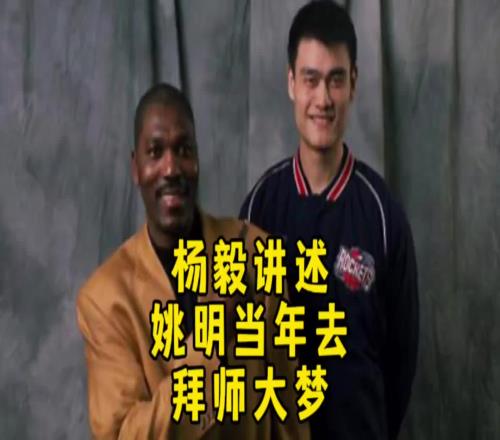 杨毅讲述当年姚明去奥拉朱旺那上课：5万一节课钱最后白花了