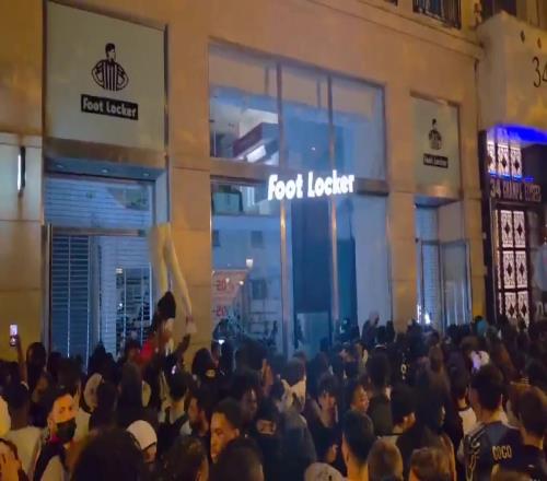 真假球迷巴黎球迷在当地焚烧汽车并抢劫商店，庆祝球队赢得欧冠
