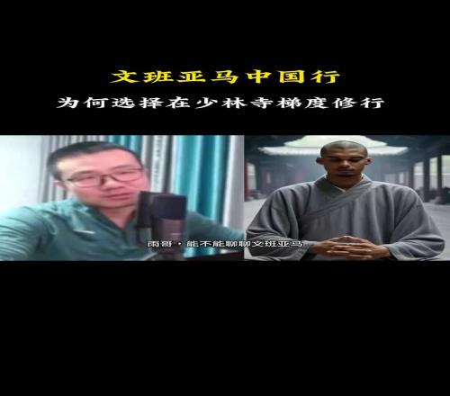文班为何去少林寺剃度》徐静雨：中国文化博大精深文班是识货的