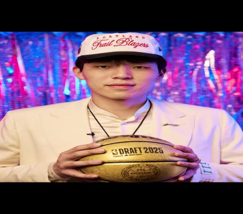 期待NBA首秀！开拓者官方晒出16号秀杨瀚森定妆照花絮