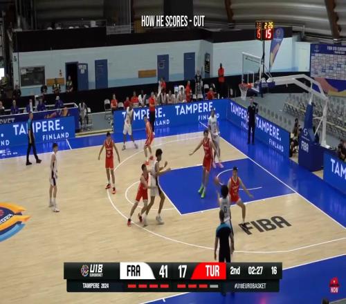 乐透区最大彩票公牛第12顺位选中！法国毛坯前锋埃桑格集锦！