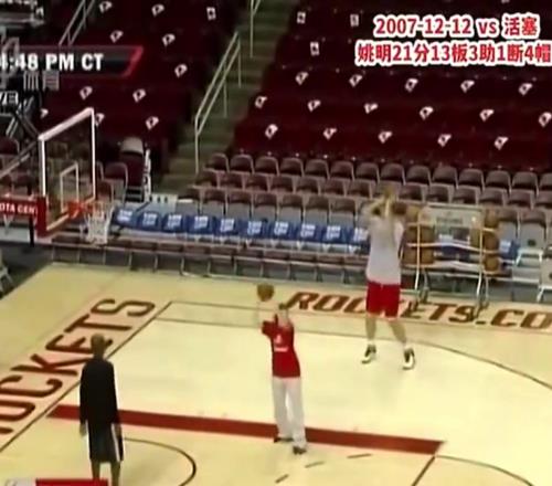 杨瀚森要是能练出姚明这手神准中投，在NBA那就稳了！