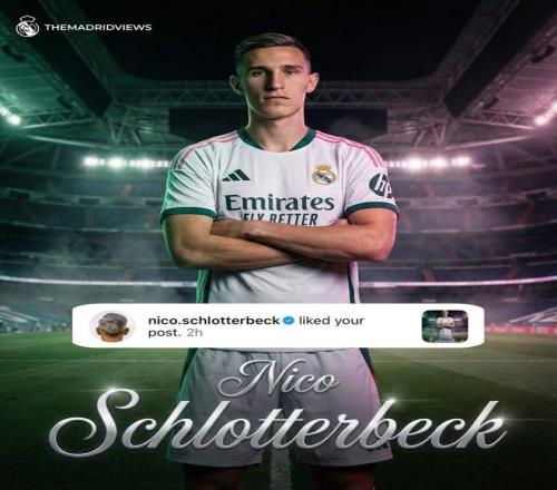 手滑多特后卫施洛特贝克点赞了他想加盟皇马的帖子