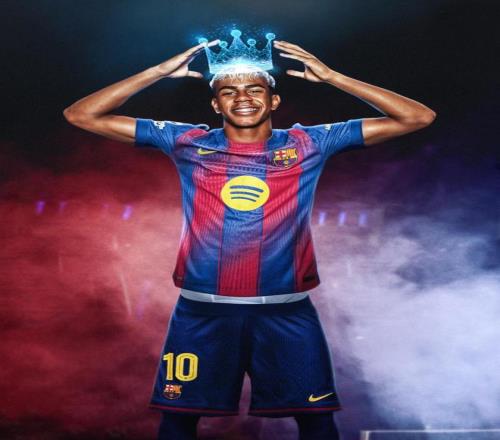 巴萨41黄潜，亚马尔戴帽！18岁230天破西甲纪录甩开皇马4分领跑