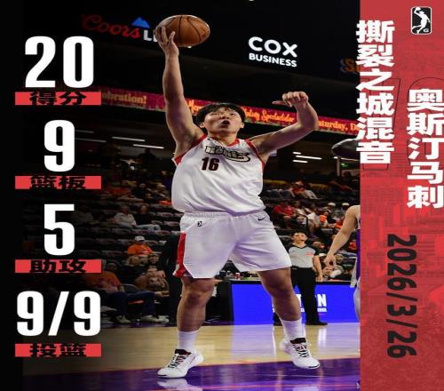 杨瀚森9中9空砍20+9+5撕裂之城混音惜败奥斯汀马刺 杨瀚森9中9空砍20+9+5撕裂之城混音惜败奥斯汀马刺