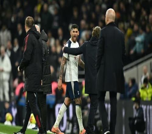 热刺队史第二次英超主场两人染红，上次罗梅罗也被罚下