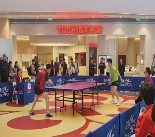 乒乓球嘉年华走进深圳商圈点燃全民健身热情