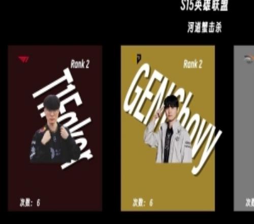 不含打野！S15世界赛“吃鳖王”：JKL七次第1FakerChovy紧随其后