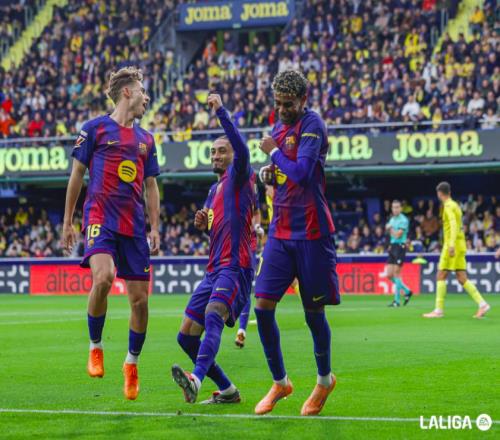 西甲：巴萨20十人黄潜豪取8连胜拉菲尼亚破门亚马尔造红+进球