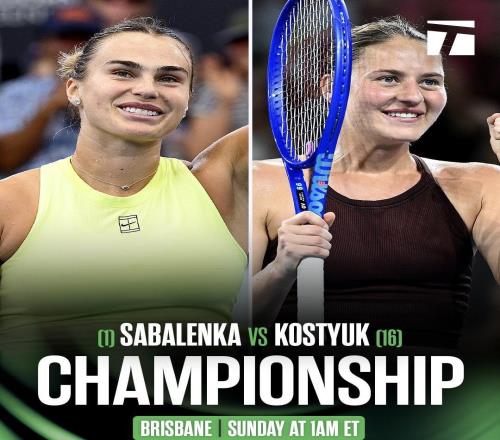 布里斯班新科亚军科斯秋克：我的关于萨巴伦卡的话被断章取义