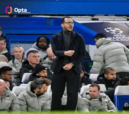 传球成功率高达94.5%，为有统计以来切尔西欧冠单场最高