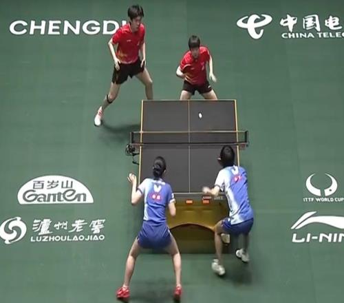中国队战胜日本队，豪取乒乓球混团世界杯8连胜