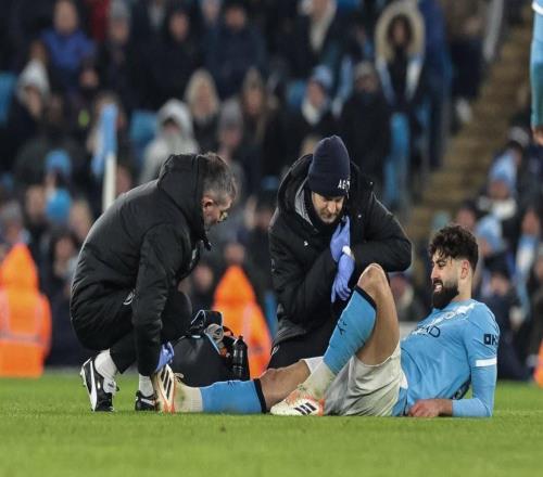 跟队：胫骨骨折的格瓦迪奥尔本赛季可能很难再出场